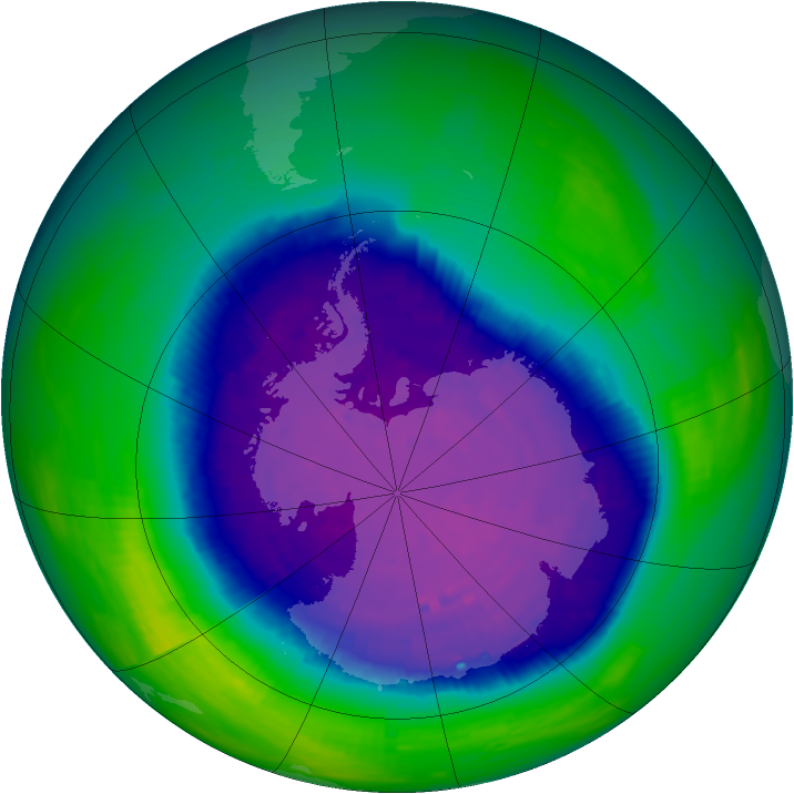 Ozone Map 1994-09-28
